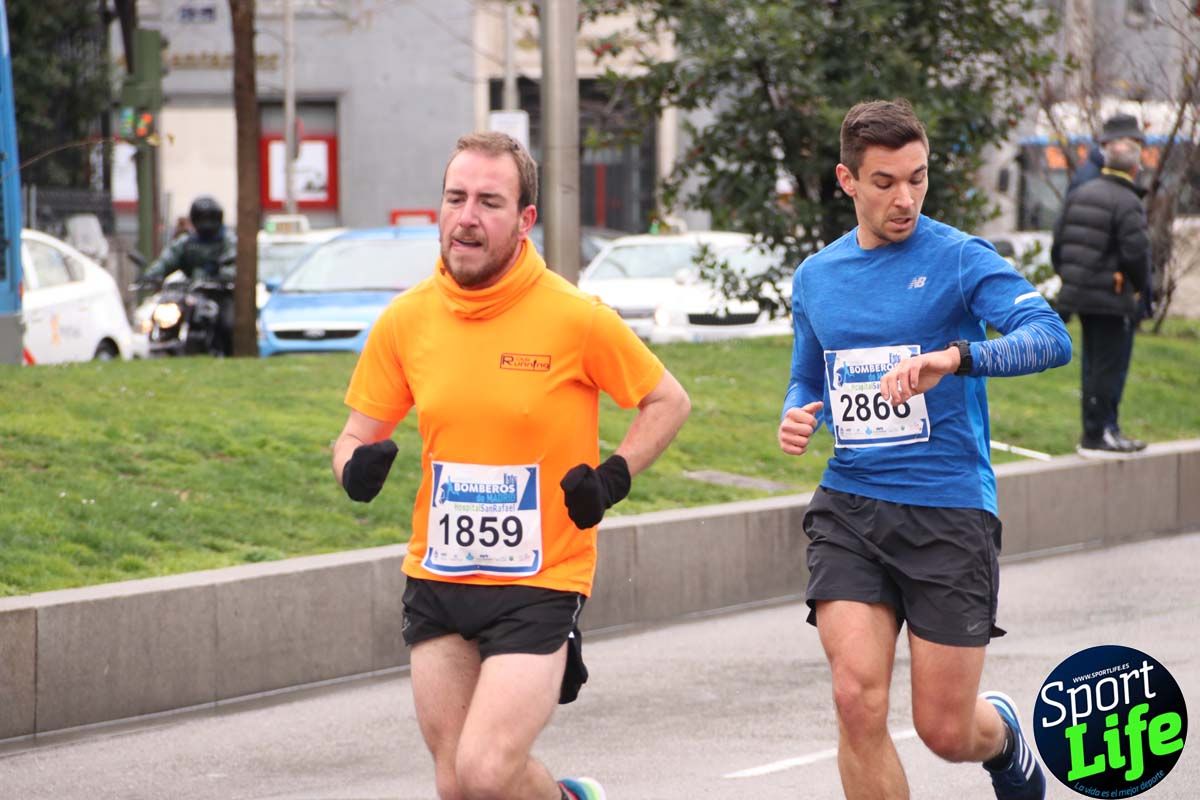 Carrera Bomberos-Hospital San Rafael: fotos del paso por el km2