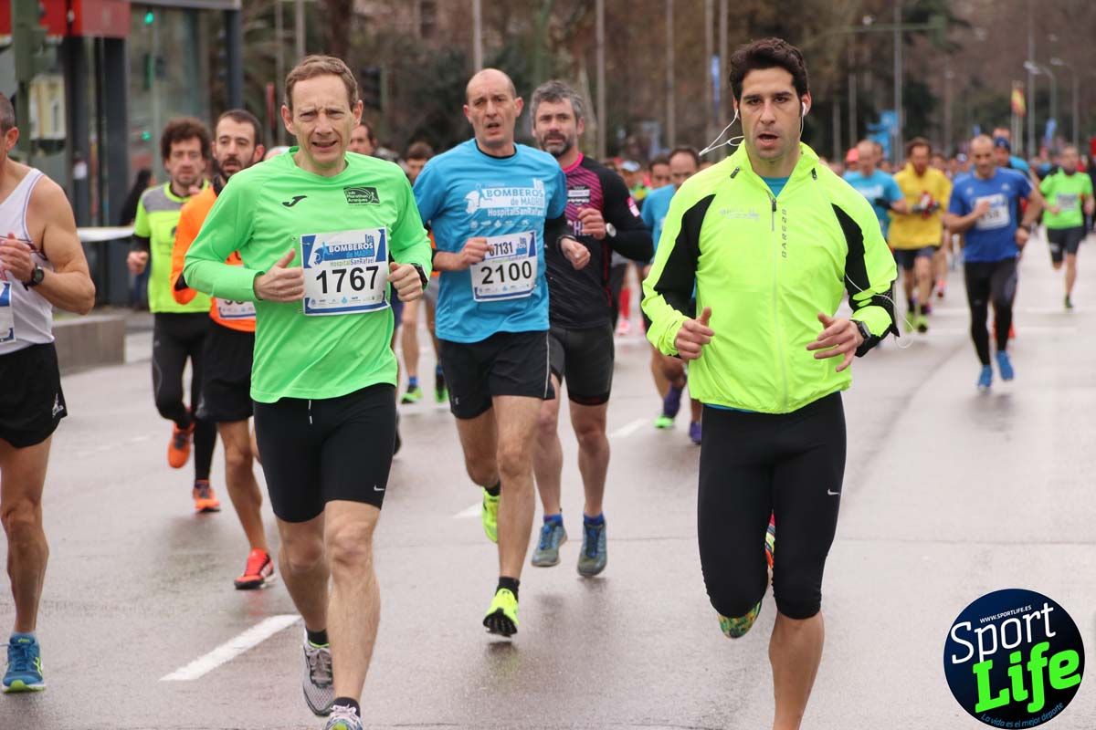 Carrera Bomberos-Hospital San Rafael: fotos del paso por el km2
