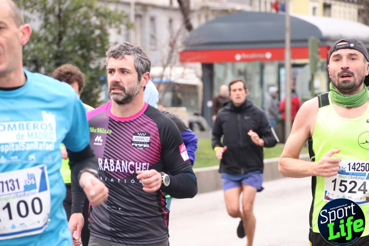 Carrera Bomberos-Hospital San Rafael: fotos del paso por el km2
