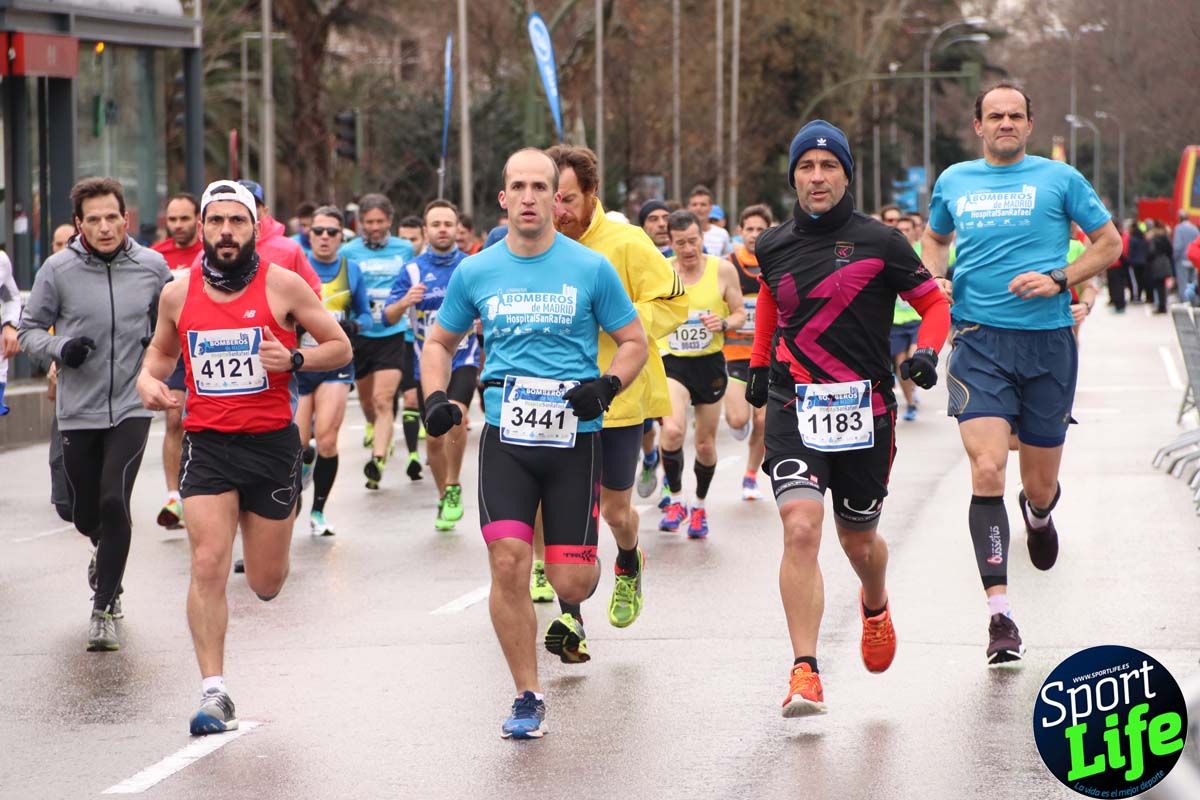 Carrera Bomberos-Hospital San Rafael: fotos del paso por el km2