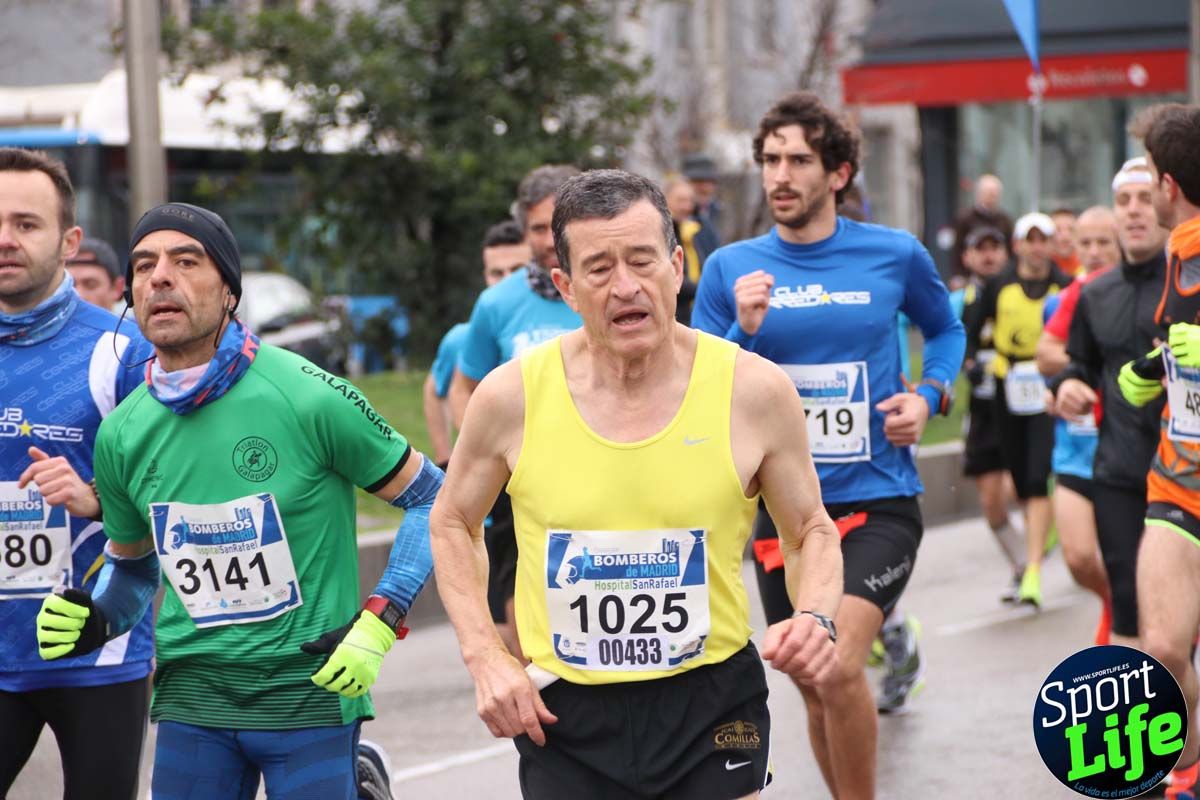Carrera Bomberos-Hospital San Rafael: fotos del paso por el km2