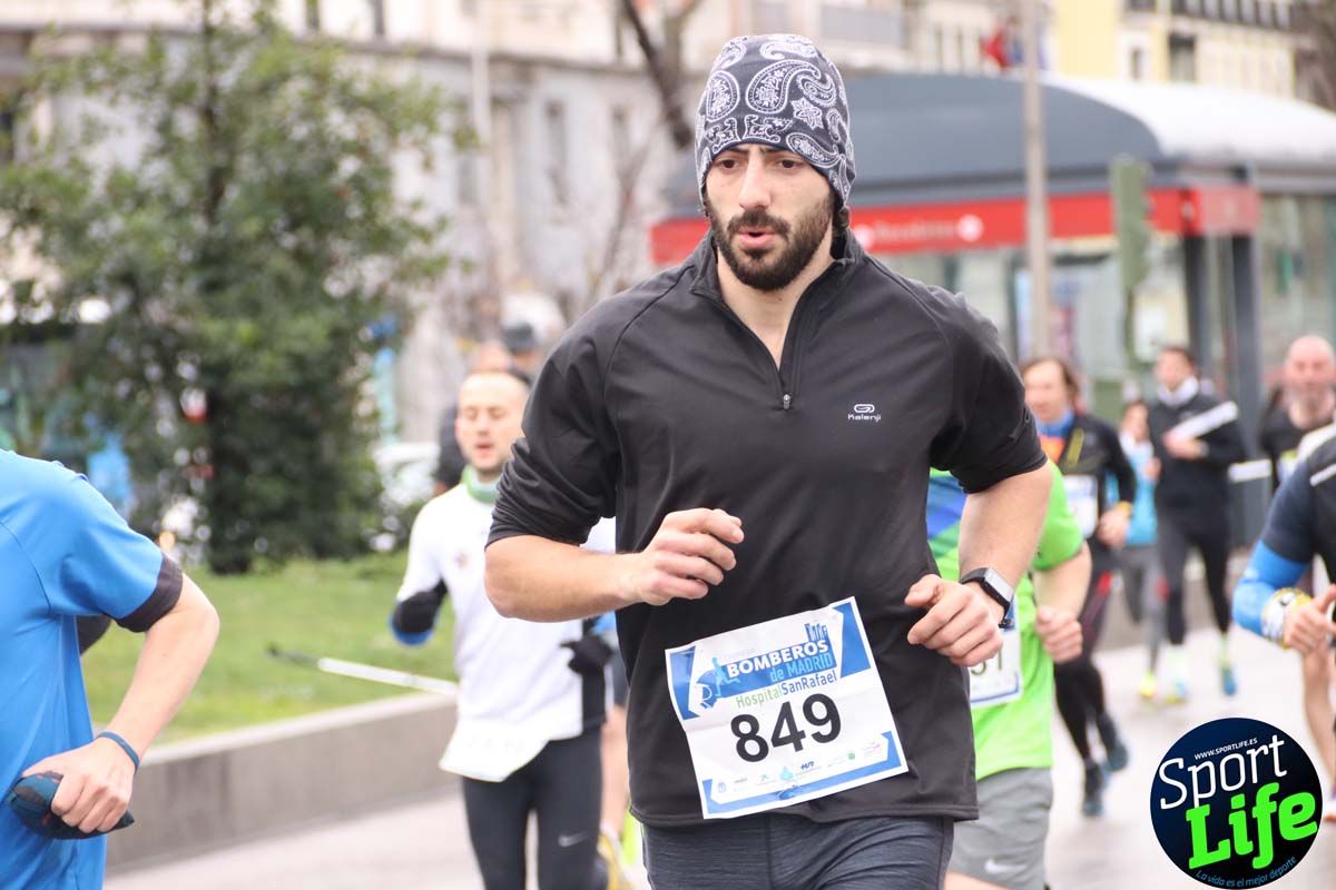 Carrera Bomberos-Hospital San Rafael: fotos del paso por el km2