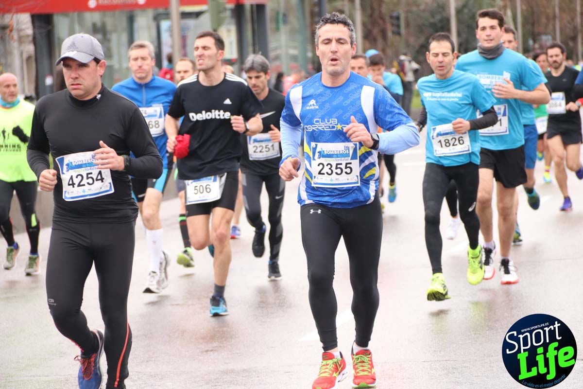 Carrera Bomberos-Hospital San Rafael: fotos del paso por el km2
