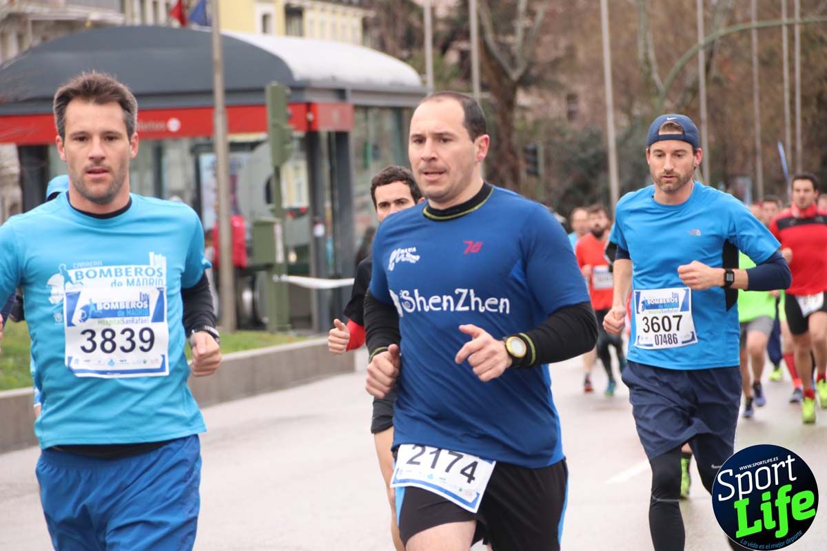 Carrera Bomberos-Hospital San Rafael: fotos del paso por el km2