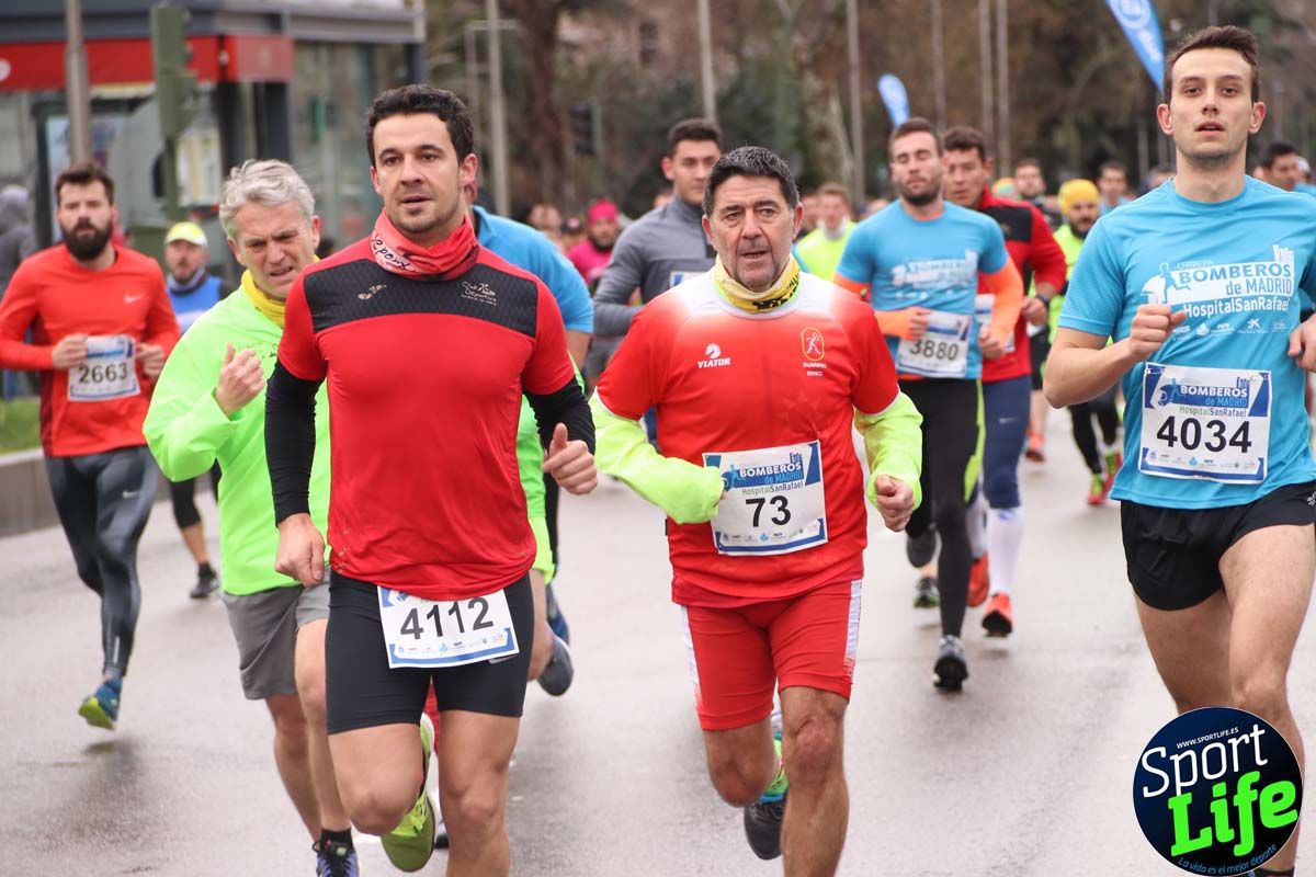 Carrera Bomberos-Hospital San Rafael: fotos del paso por el km2