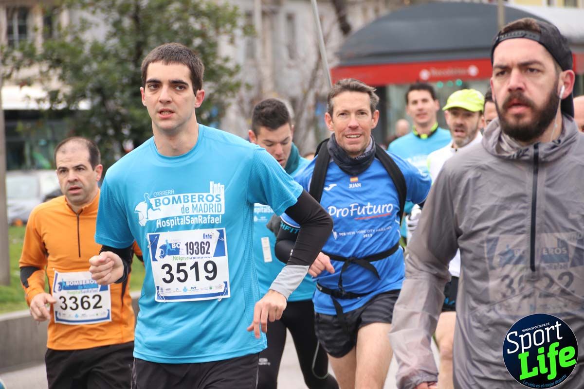 Carrera Bomberos-Hospital San Rafael: fotos del paso por el km2