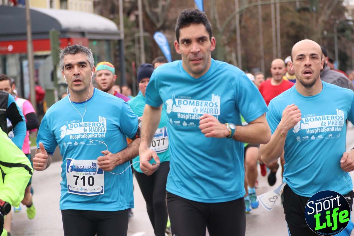Carrera Bomberos-Hospital San Rafael: fotos del paso por el km2