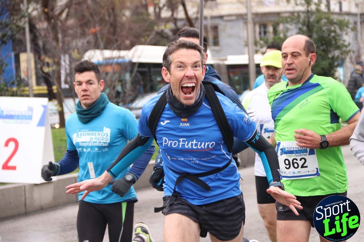 Carrera Bomberos-Hospital San Rafael: fotos del paso por el km2