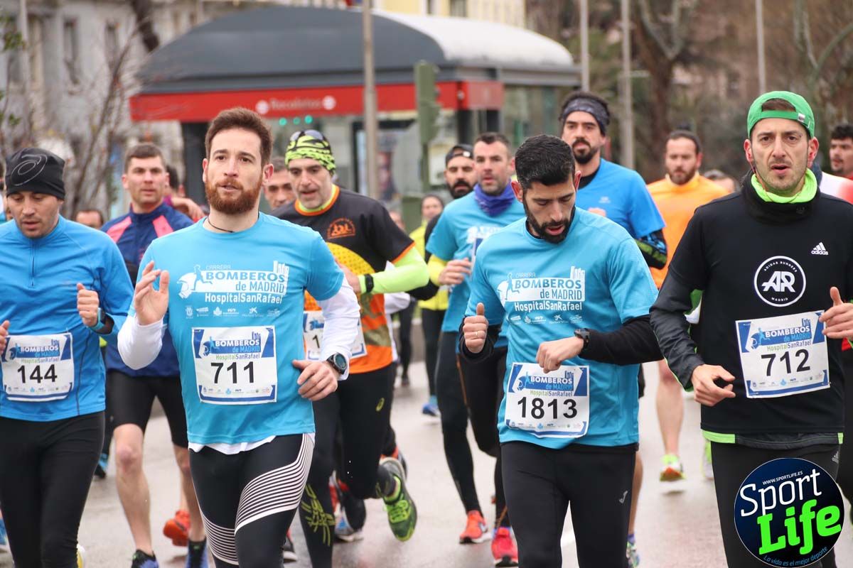 Carrera Bomberos-Hospital San Rafael: fotos del paso por el km2