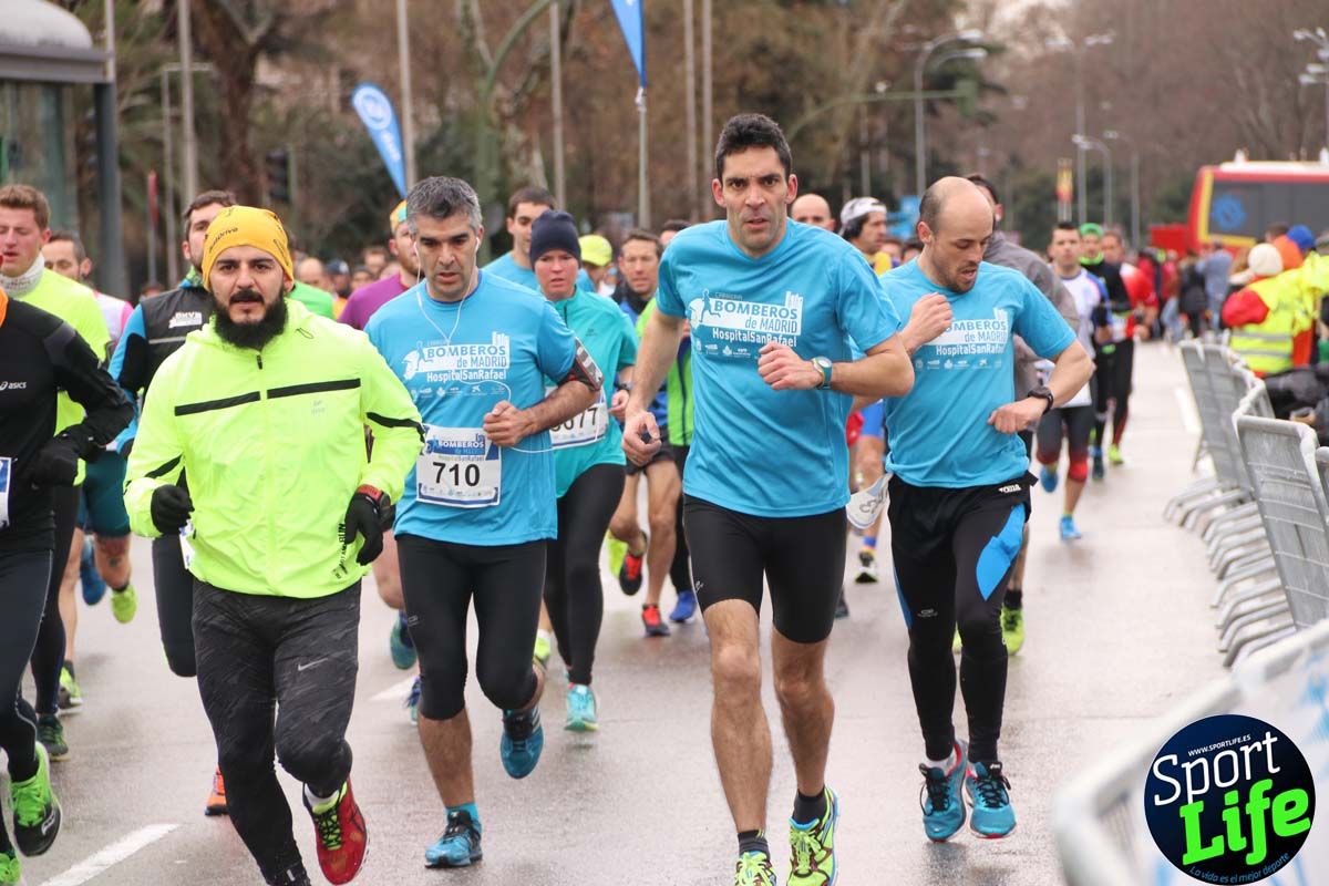 Carrera Bomberos-Hospital San Rafael: fotos del paso por el km2