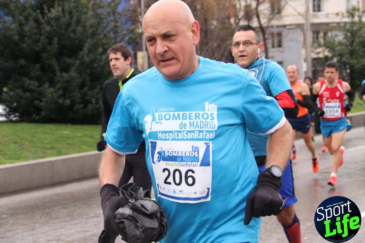 Carrera Bomberos-Hospital San Rafael: fotos del paso por el km2