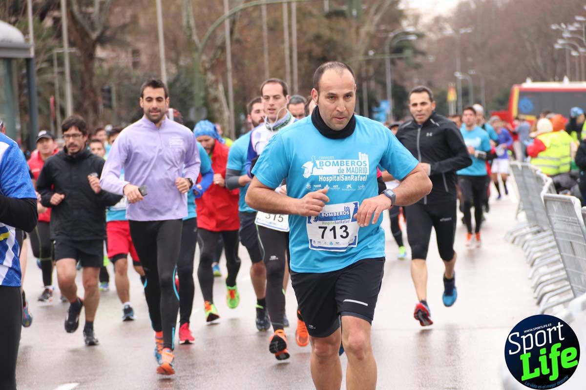 Carrera Bomberos-Hospital San Rafael: fotos del paso por el km2