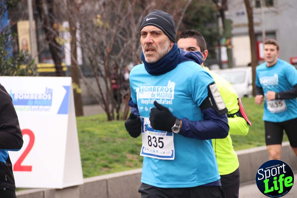 Carrera Bomberos-Hospital San Rafael: fotos del paso por el km2