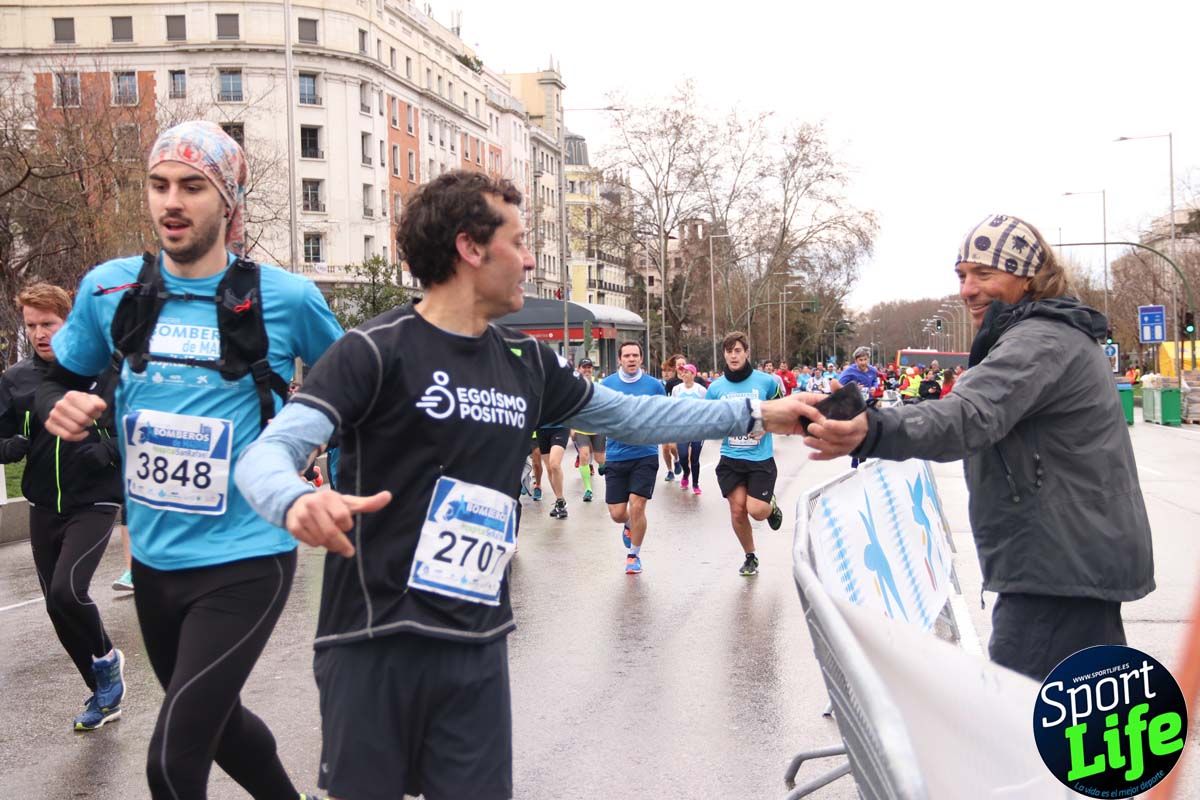 Carrera Bomberos-Hospital San Rafael: fotos del paso por el km2