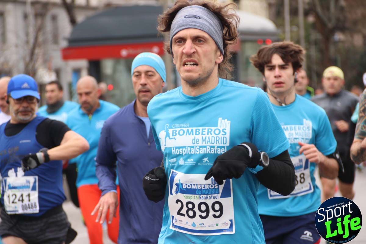 Carrera Bomberos-Hospital San Rafael: fotos del paso por el km2