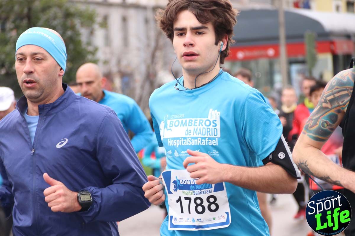 Carrera Bomberos-Hospital San Rafael: fotos del paso por el km2