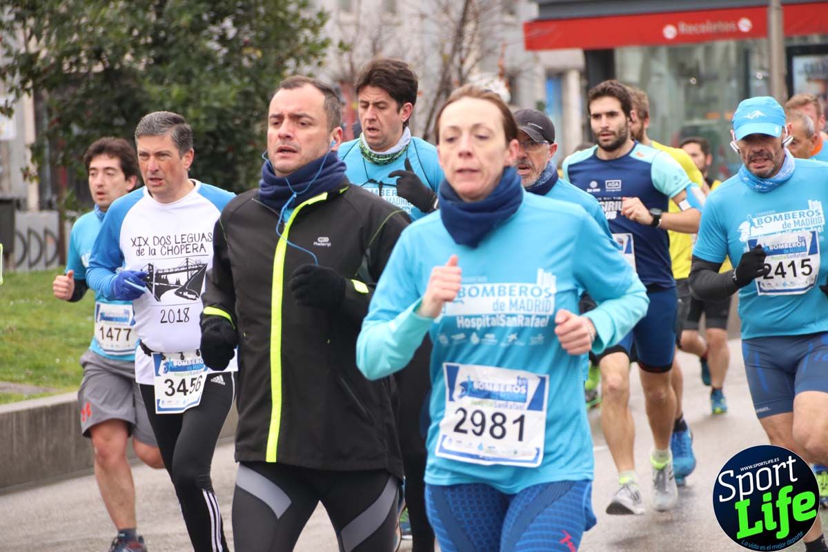 Carrera Bomberos-Hospital San Rafael: fotos del paso por el km2