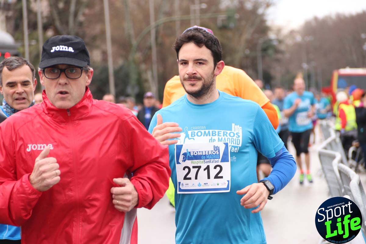 Carrera Bomberos-Hospital San Rafael: fotos del paso por el km2