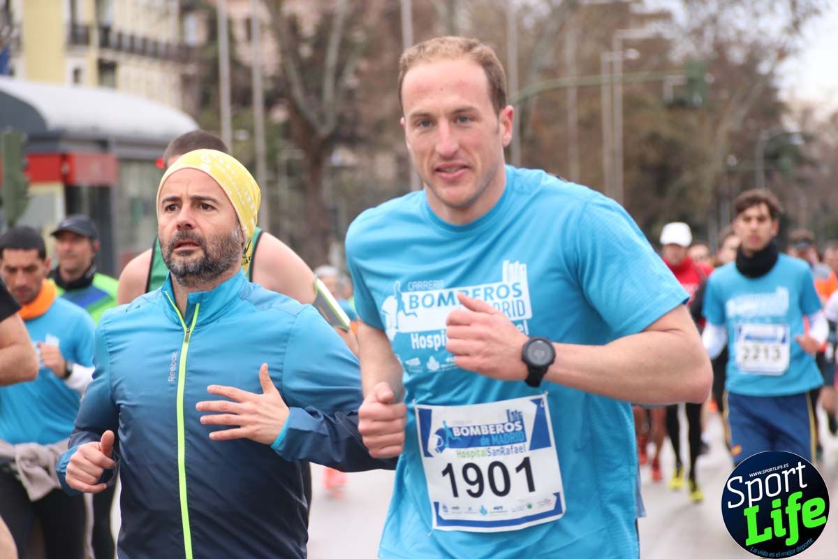Carrera Bomberos-Hospital San Rafael: fotos del paso por el km2