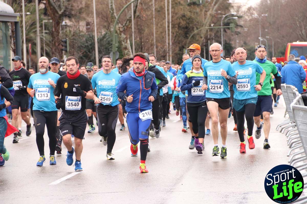Carrera Bomberos-Hospital San Rafael: fotos del paso por el km2