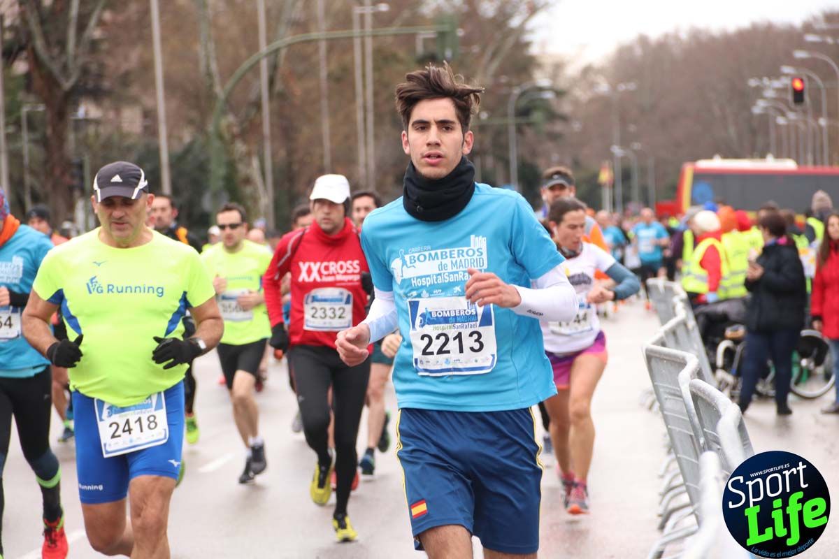 Carrera Bomberos-Hospital San Rafael: fotos del paso por el km2