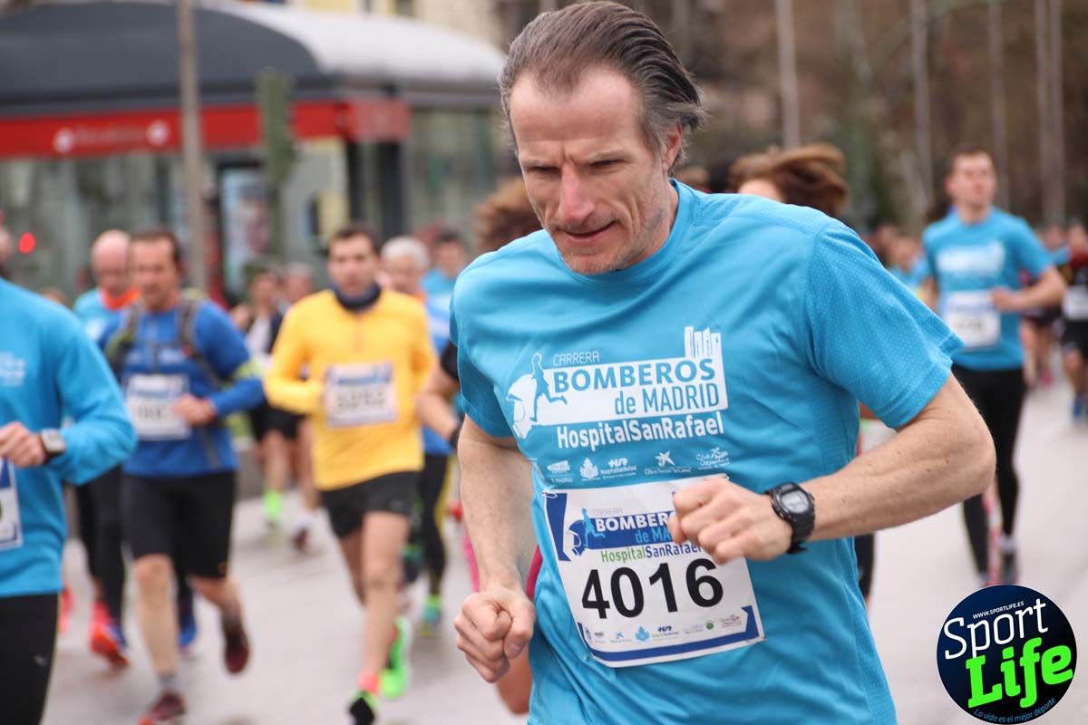 Carrera Bomberos-Hospital San Rafael: fotos del paso por el km2