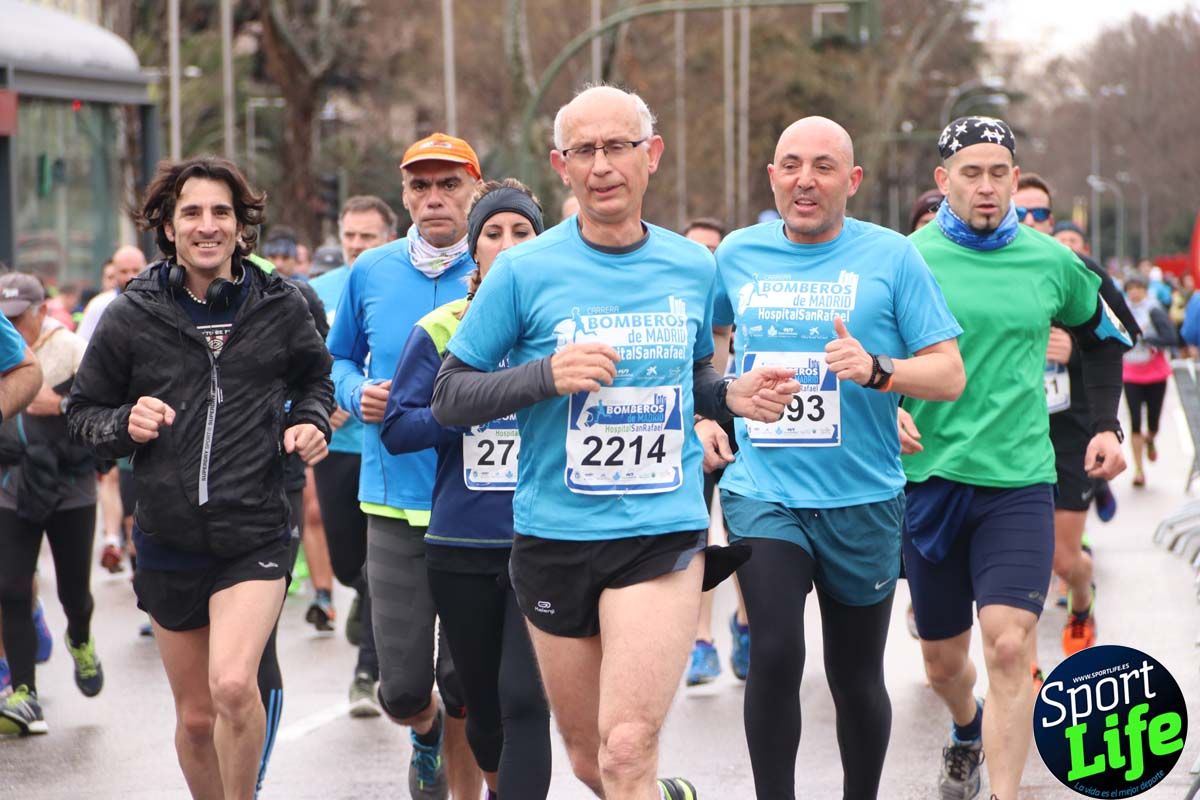 Carrera Bomberos-Hospital San Rafael: fotos del paso por el km2