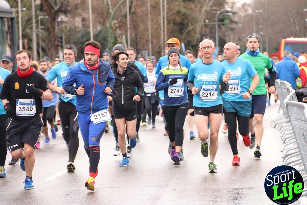 Carrera Bomberos-Hospital San Rafael: fotos del paso por el km2