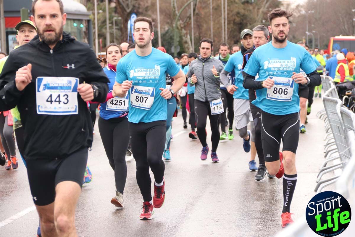 Carrera Bomberos-Hospital San Rafael: fotos del paso por el km2