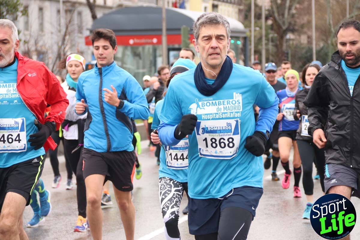 Carrera Bomberos-Hospital San Rafael: fotos del paso por el km2