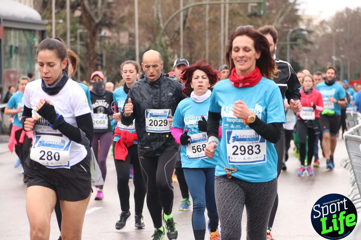 Carrera Bomberos-Hospital San Rafael: fotos del paso por el km2