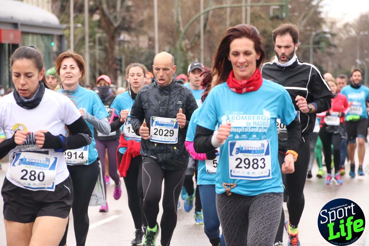 Carrera Bomberos-Hospital San Rafael: fotos del paso por el km2
