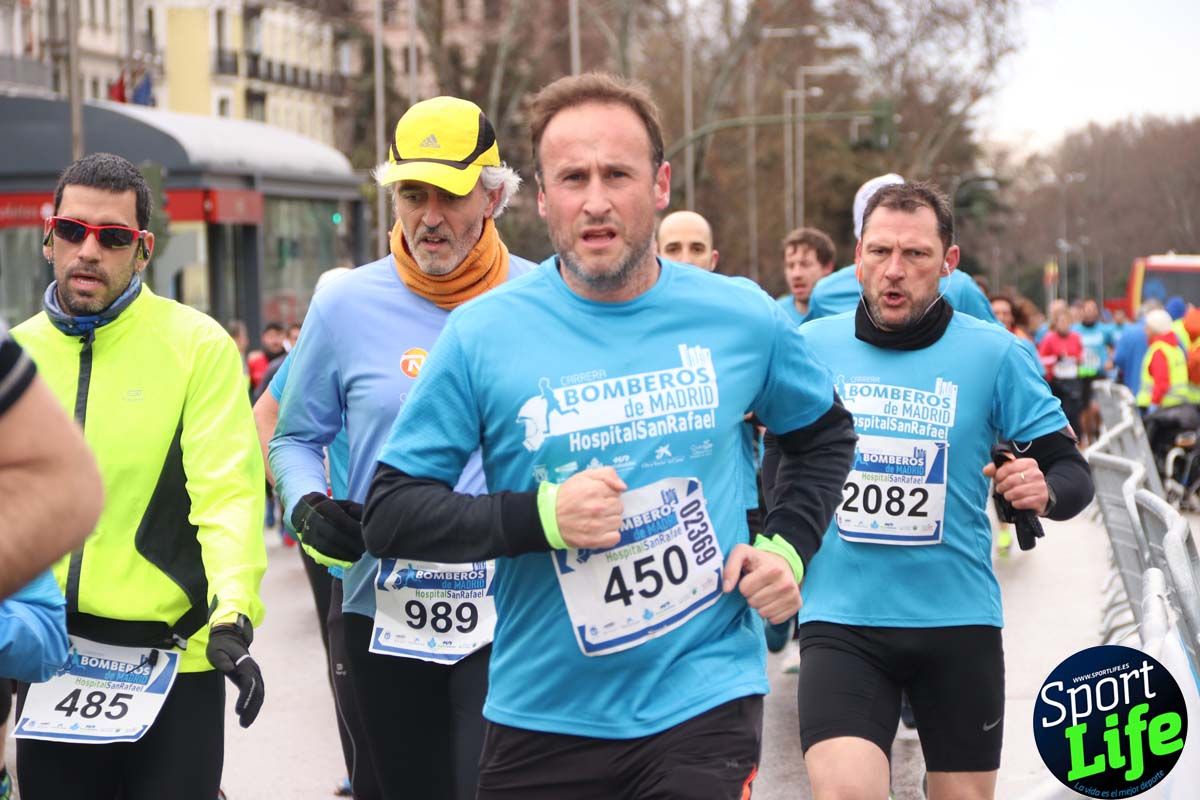 Carrera Bomberos-Hospital San Rafael: fotos del paso por el km2