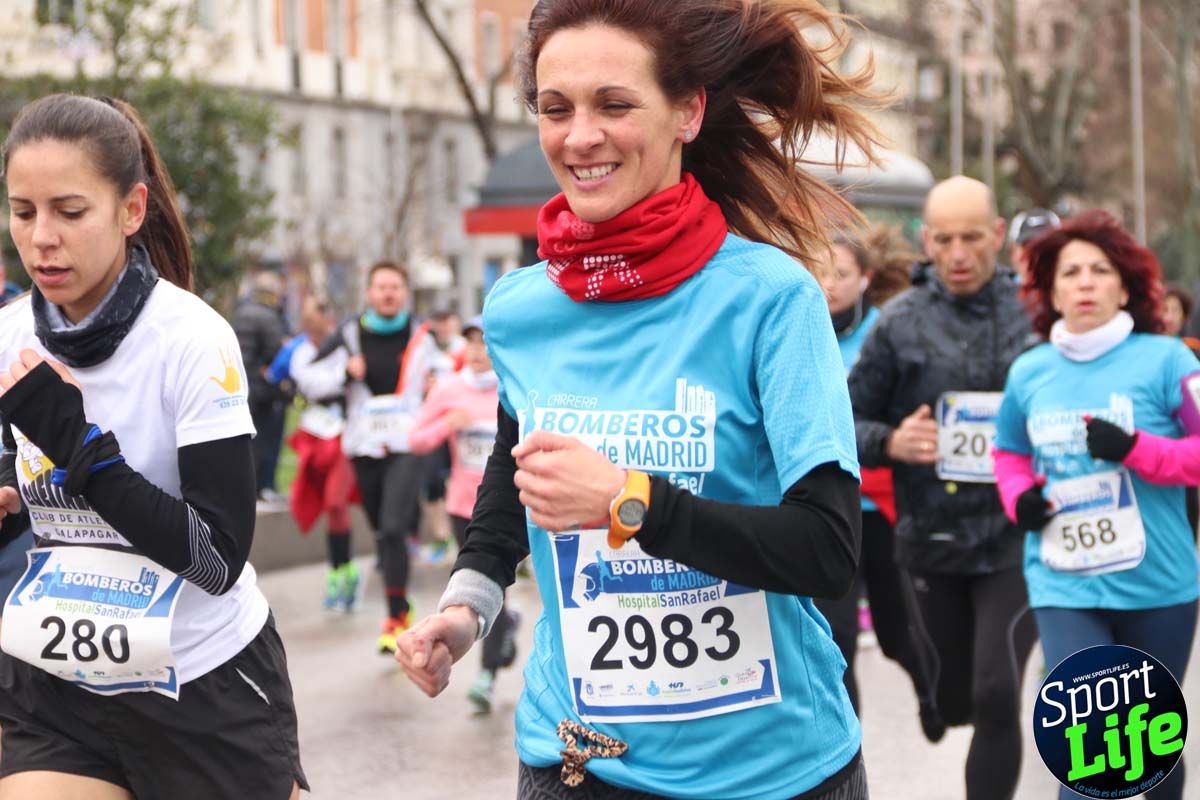 Carrera Bomberos-Hospital San Rafael: fotos del paso por el km2