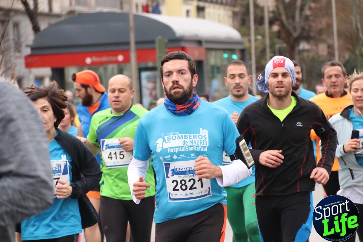 Carrera Bomberos-Hospital San Rafael: fotos del paso por el km2