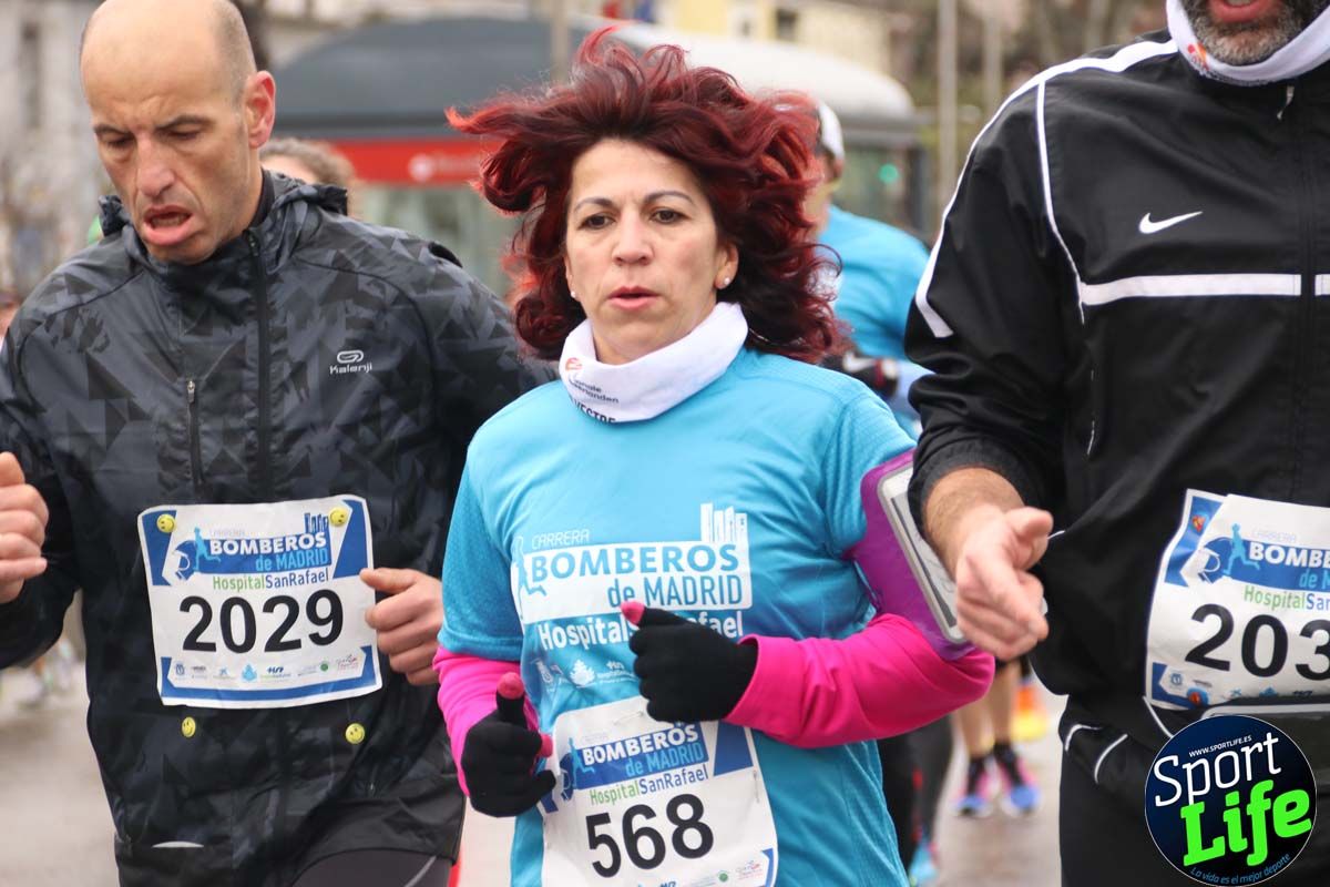 Carrera Bomberos-Hospital San Rafael: fotos del paso por el km2
