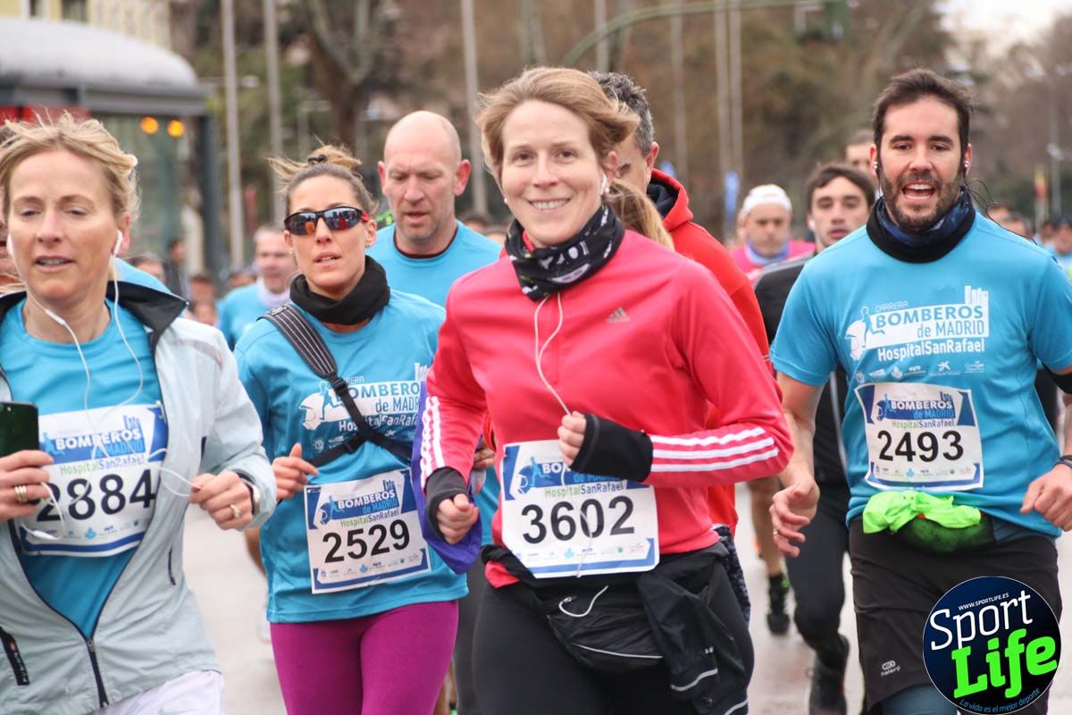 Carrera Bomberos-Hospital San Rafael: fotos del paso por el km2