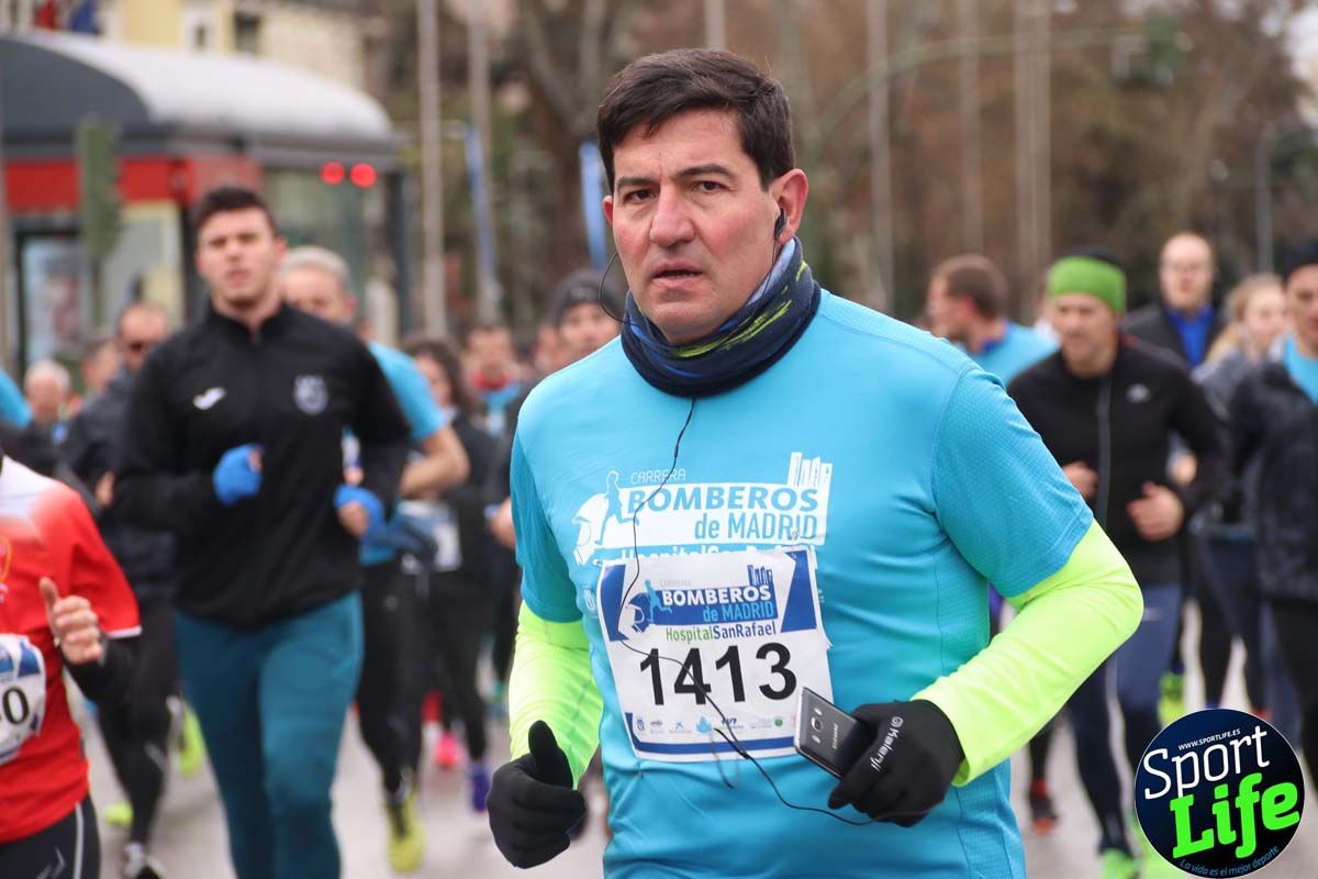 Carrera Bomberos-Hospital San Rafael: fotos del paso por el km2