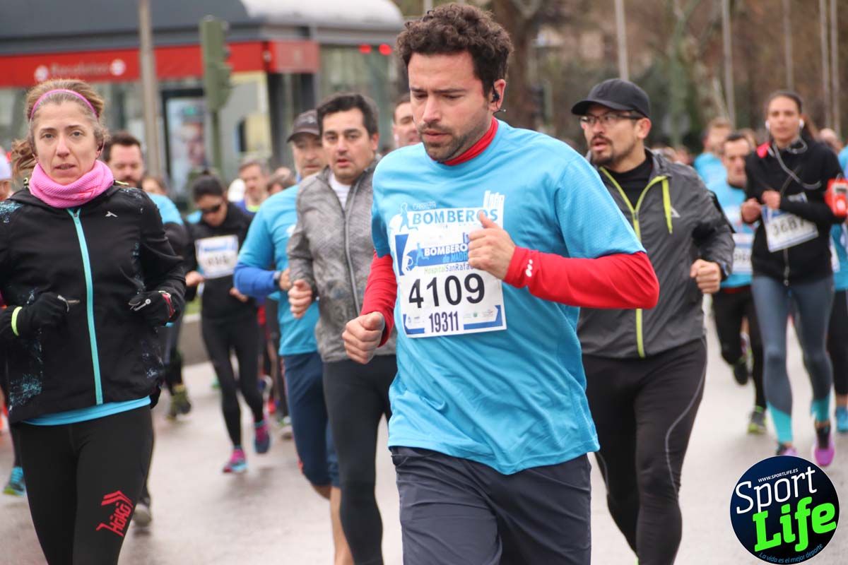 Carrera Bomberos-Hospital San Rafael: fotos del paso por el km2