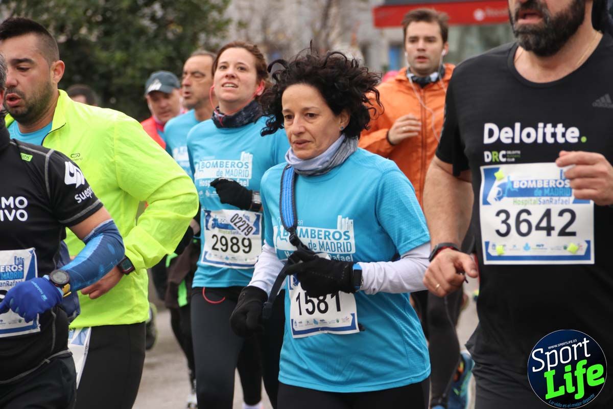 Carrera Bomberos-Hospital San Rafael: fotos del paso por el km2