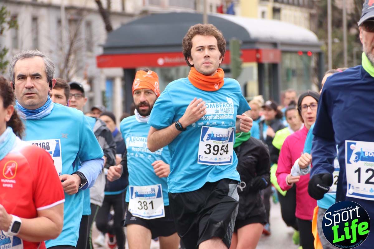 Carrera Bomberos-Hospital San Rafael: fotos del paso por el km2