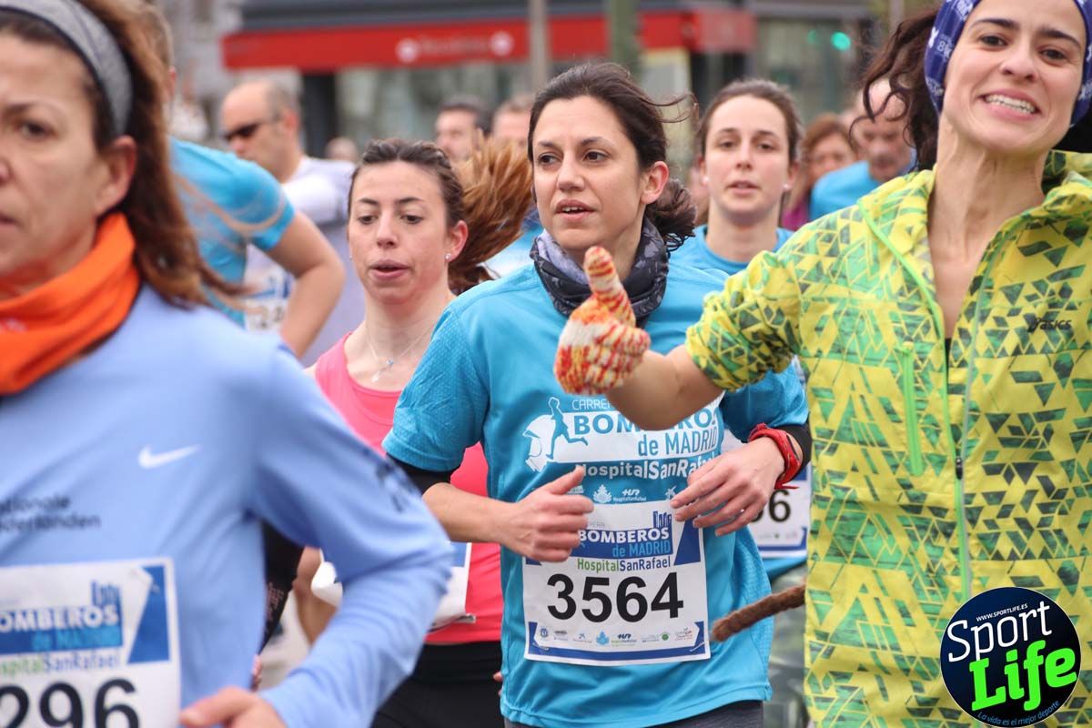 Carrera Bomberos-Hospital San Rafael: fotos del paso por el km2