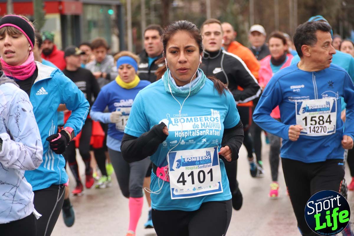 Carrera Bomberos-Hospital San Rafael: fotos del paso por el km2