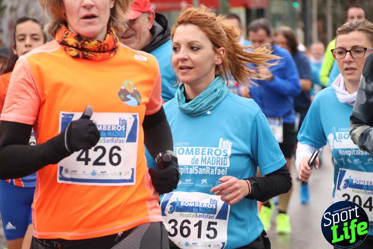 Carrera Bomberos-Hospital San Rafael: fotos del paso por el km2