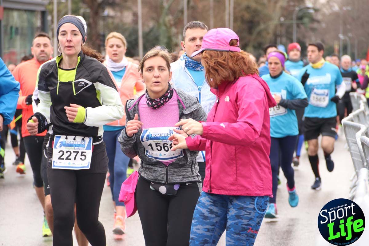 Carrera Bomberos-Hospital San Rafael: fotos del paso por el km2