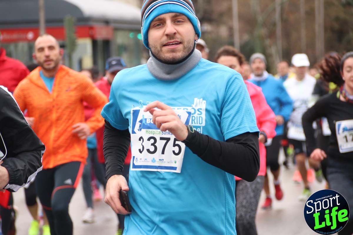 Carrera Bomberos-Hospital San Rafael: fotos del paso por el km2