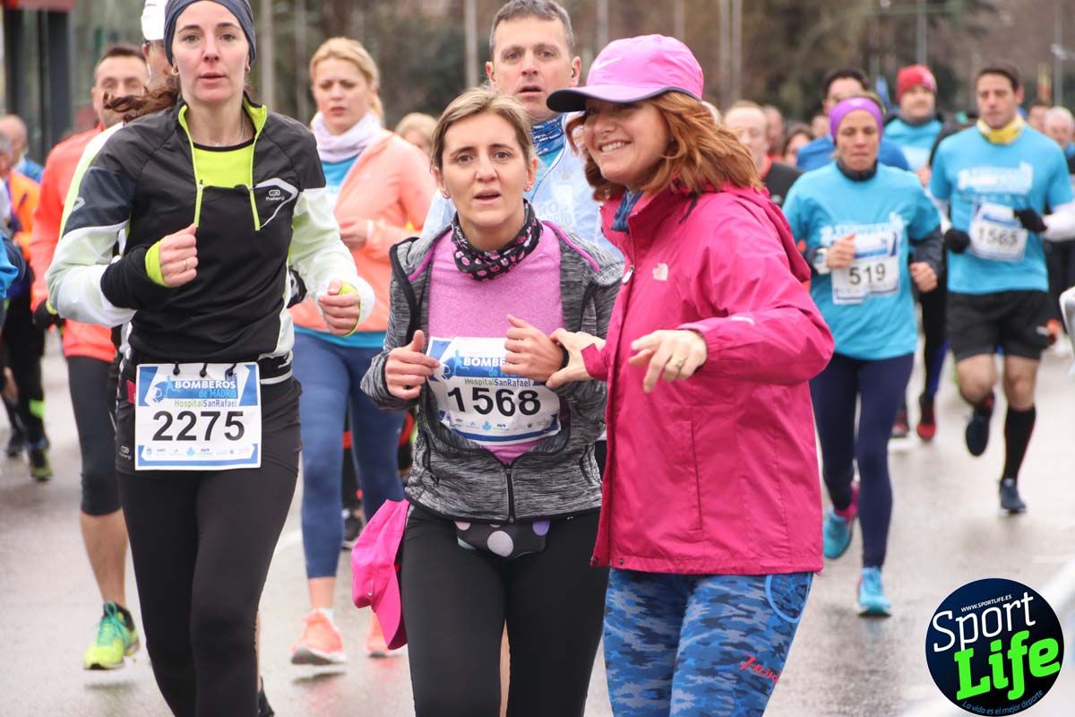 Carrera Bomberos-Hospital San Rafael: fotos del paso por el km2