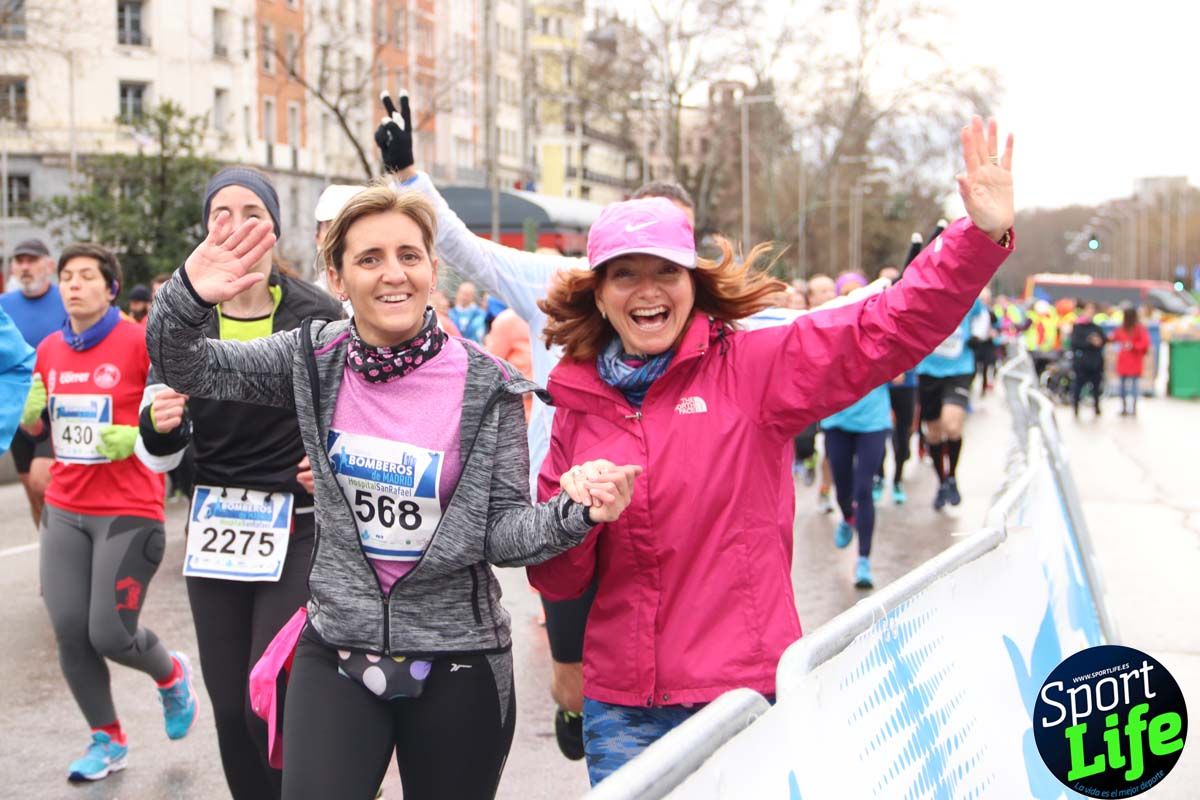 Carrera Bomberos-Hospital San Rafael: fotos del paso por el km2