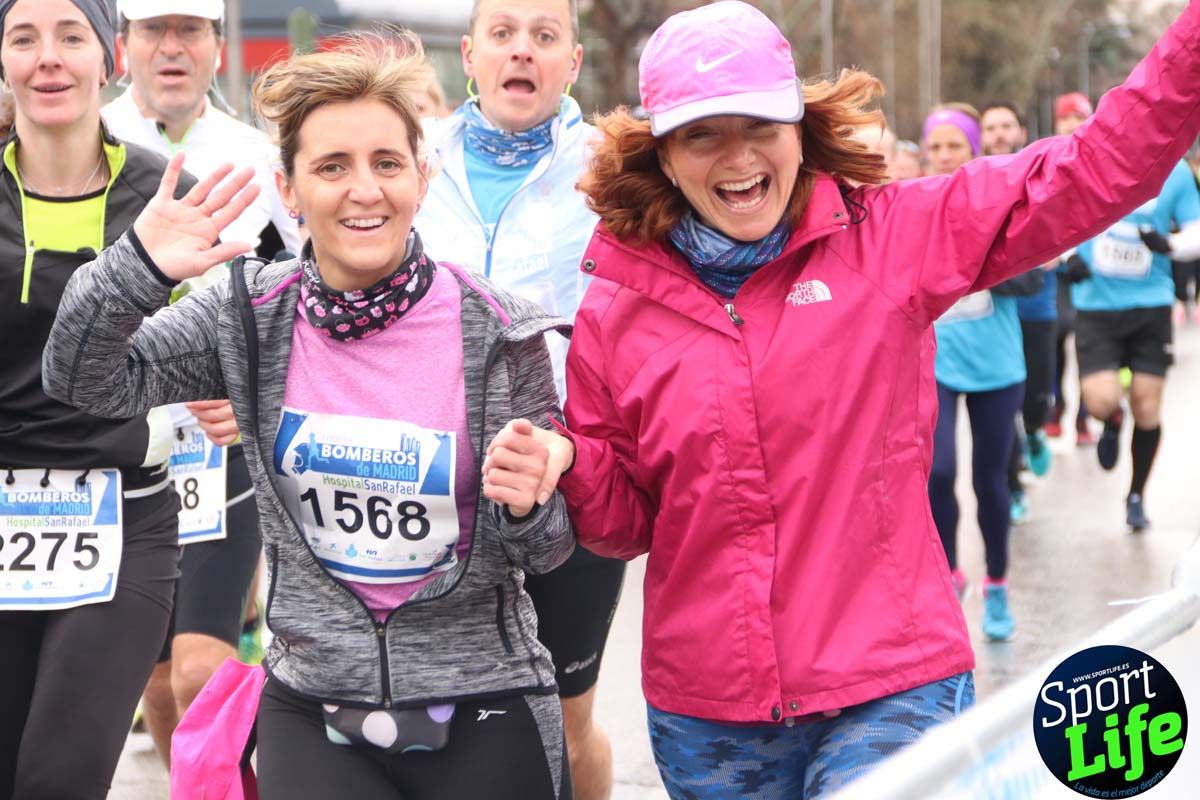 Carrera Bomberos-Hospital San Rafael: fotos del paso por el km2