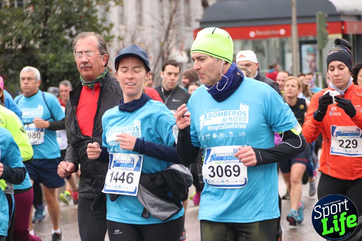 Carrera Bomberos-Hospital San Rafael: fotos del paso por el km2